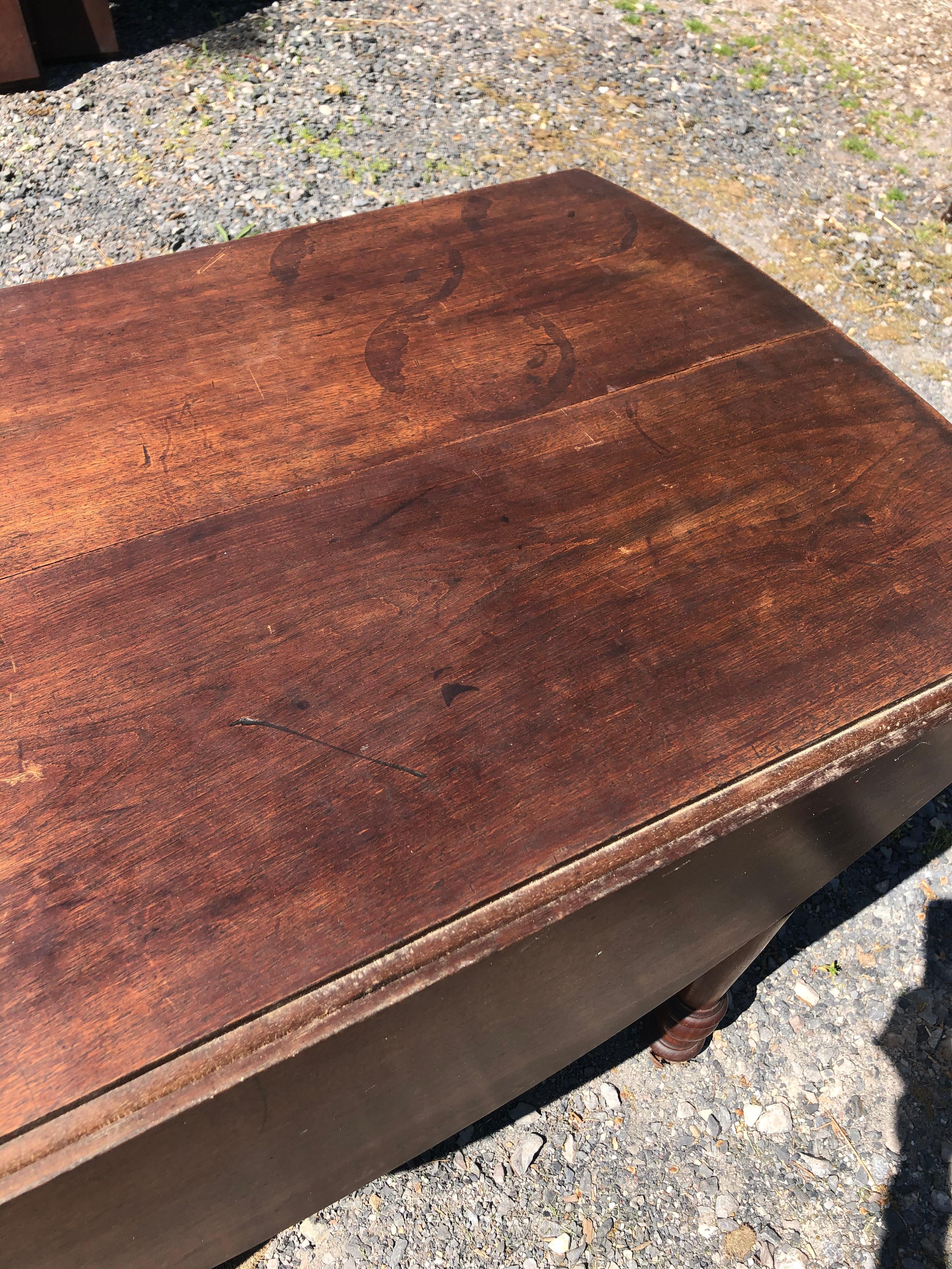 vintage wooden kitchen table
