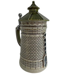 Stein di carattere della torre di Norimberga, Stein di birra con coperchio della torre del muro della città, anni '60
