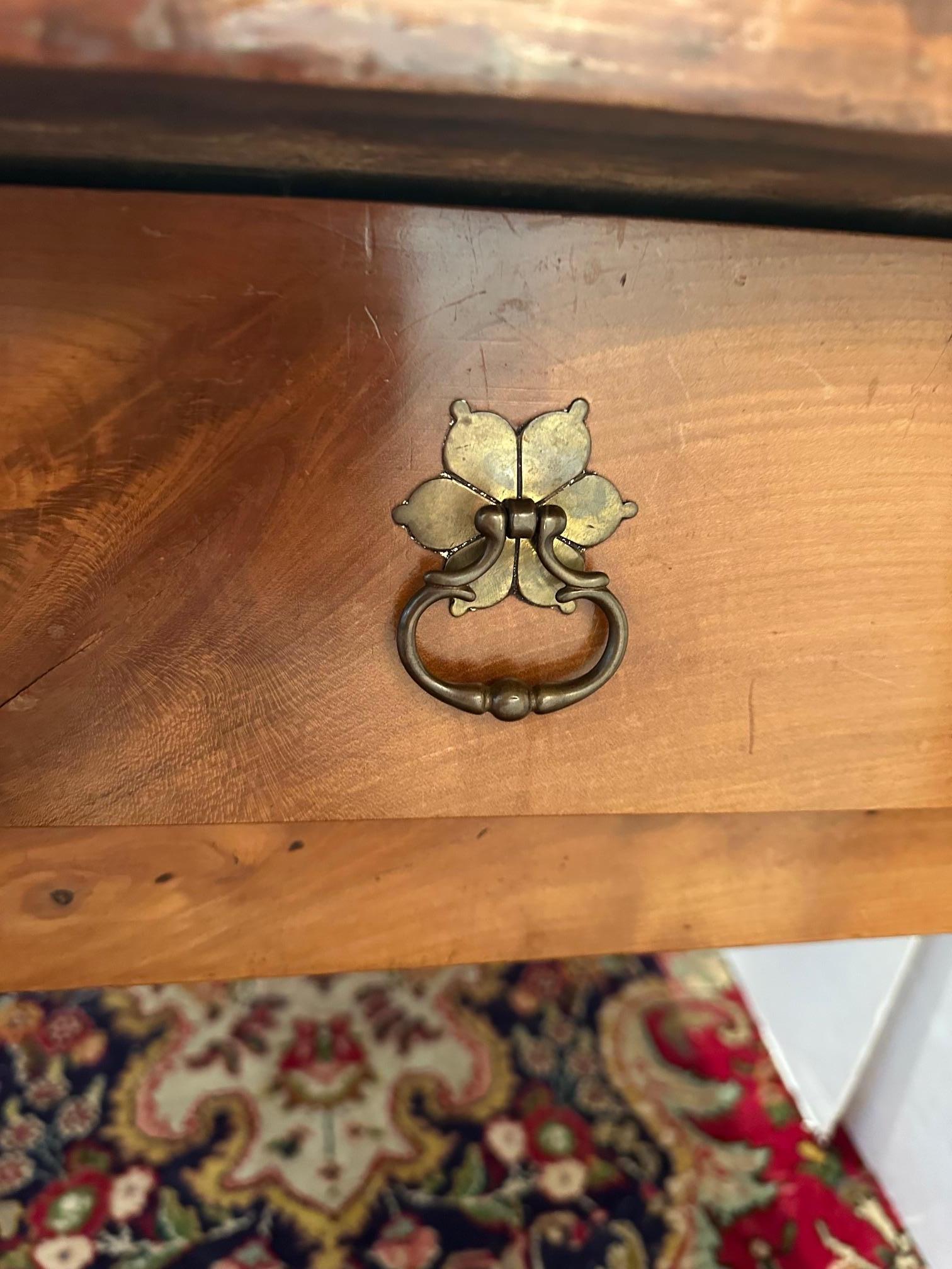Characterful Antique French Oak Farm Table with Breadboards For Sale 10