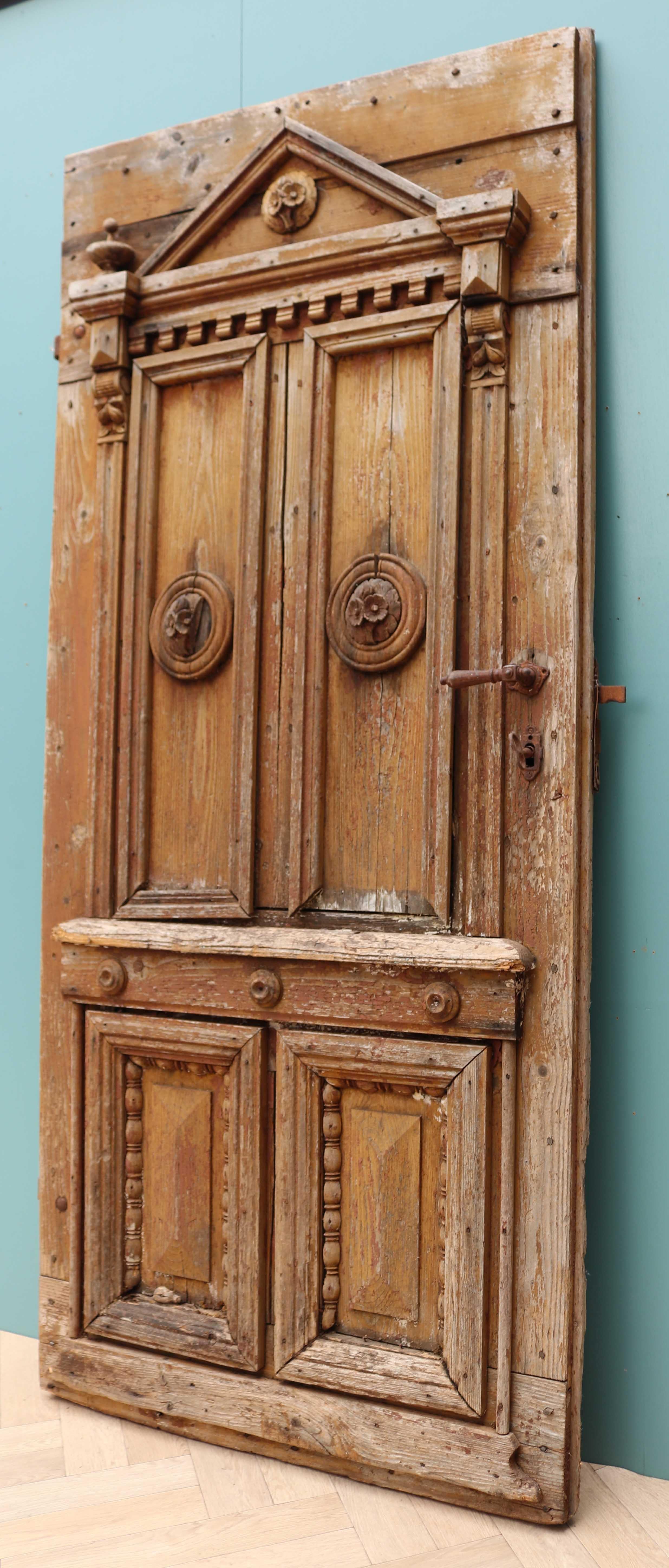 15 panel wood exterior door