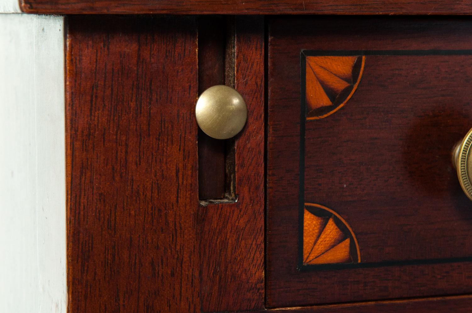 Charak Hand-Carved Mahogany Wood Display Cabinet 4