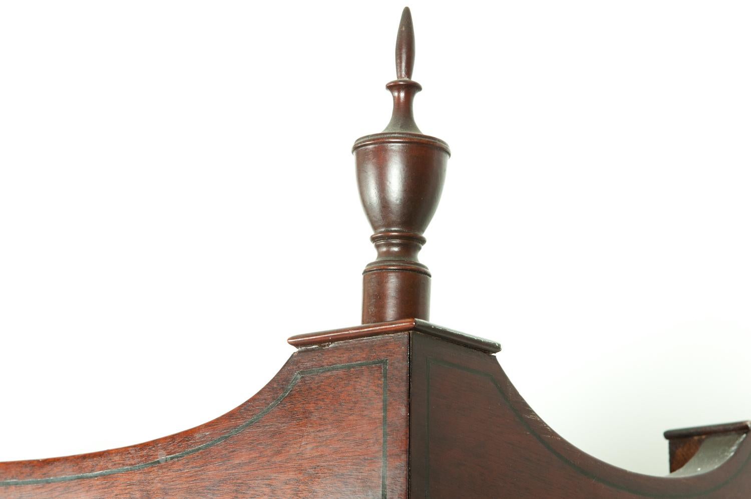 Charak Hand-Carved Mahogany Wood Display Cabinet 2