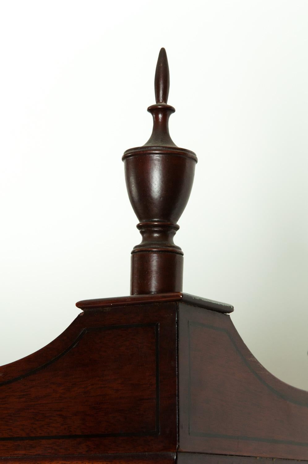 Charak Hand-Carved Mahogany Wood Display Cabinet 3