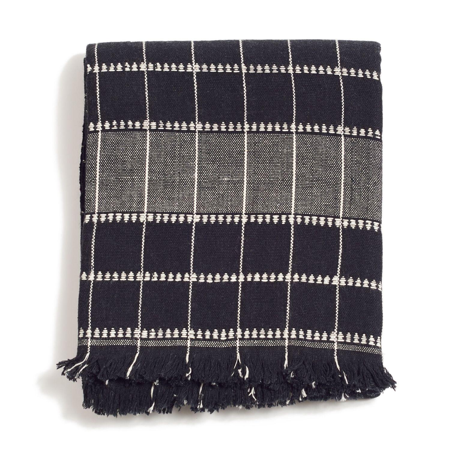 Custom design by Studio Variously, Charco is a organic cotton throw / blanket is handwoven by master weavers in Nepal.

A sustainable design brand based out of Michigan, Studio Variously exclusively collaborates with artisan communities to restore