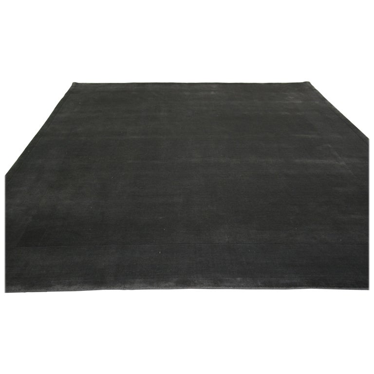 Charcoal Area Rug For Sale at 1stDibs