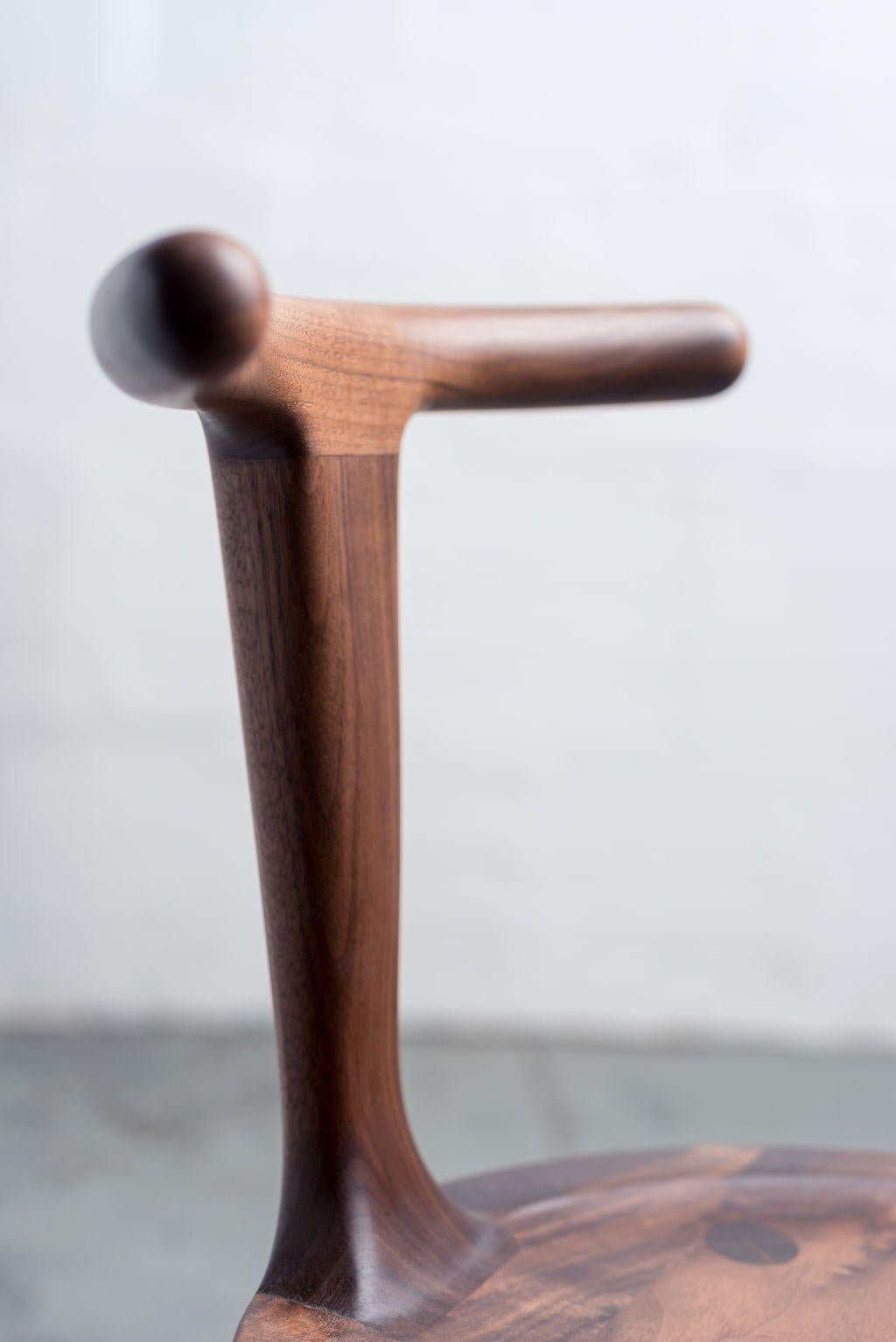 Oxbend-Stuhl aus Eschenholz von Fernweh Woodworking (amerikanisch) im Angebot