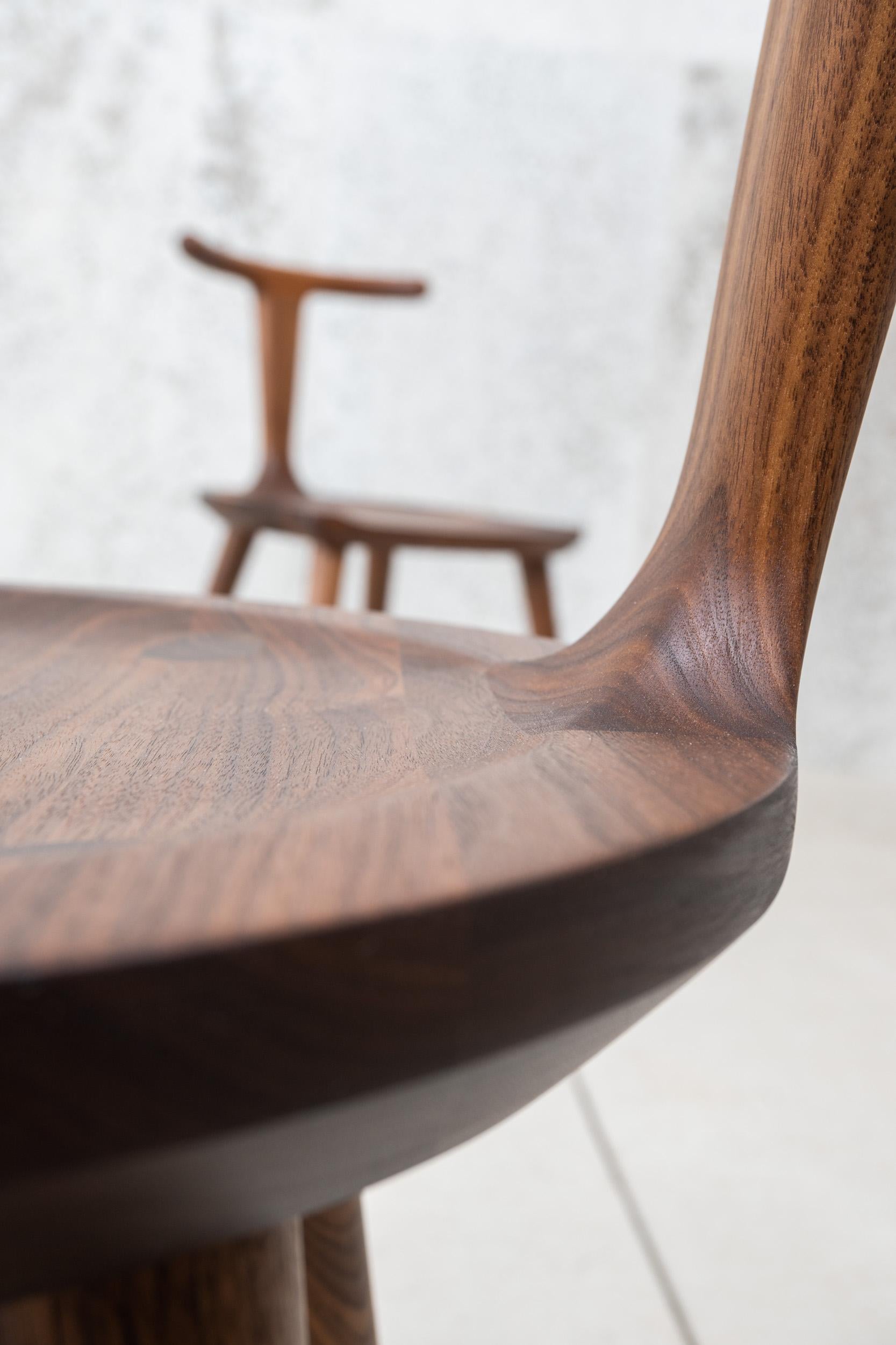 Oxbend-Stuhl aus Eschenholz von Fernweh Woodworking im Zustand „Neu“ im Angebot in Geneve, CH