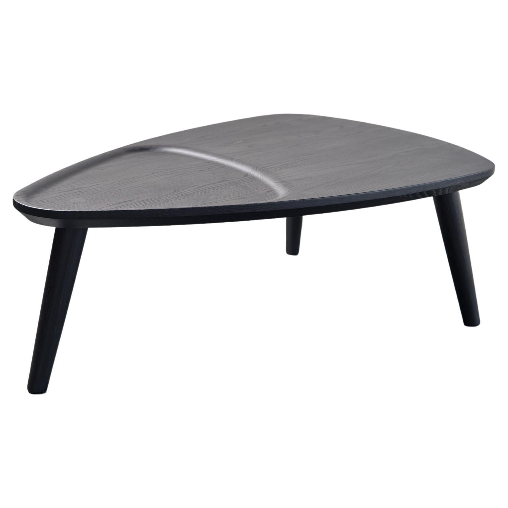 Charcoal Ash Oxbend Coffee Table by Fernweh Woodworking For Sale