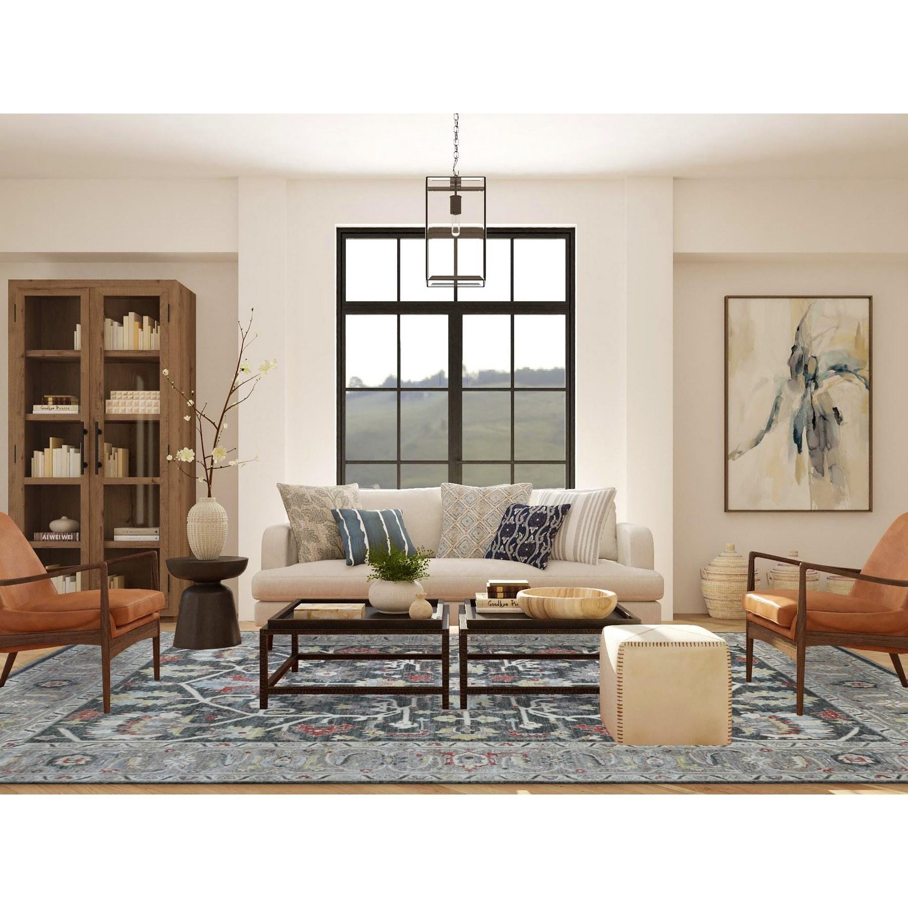 Ce fabuleux tapis noué à la main a été créé et conçu pour une résistance et une durabilité accrues. Ce tapis a été fabriqué à la main pendant des semaines selon la méthode traditionnelle qui est utilisée pour faire des
Taille exacte du tapis en