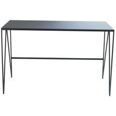 Escritorio de estudio en negro carbón - Escritorio negro - Personalizable