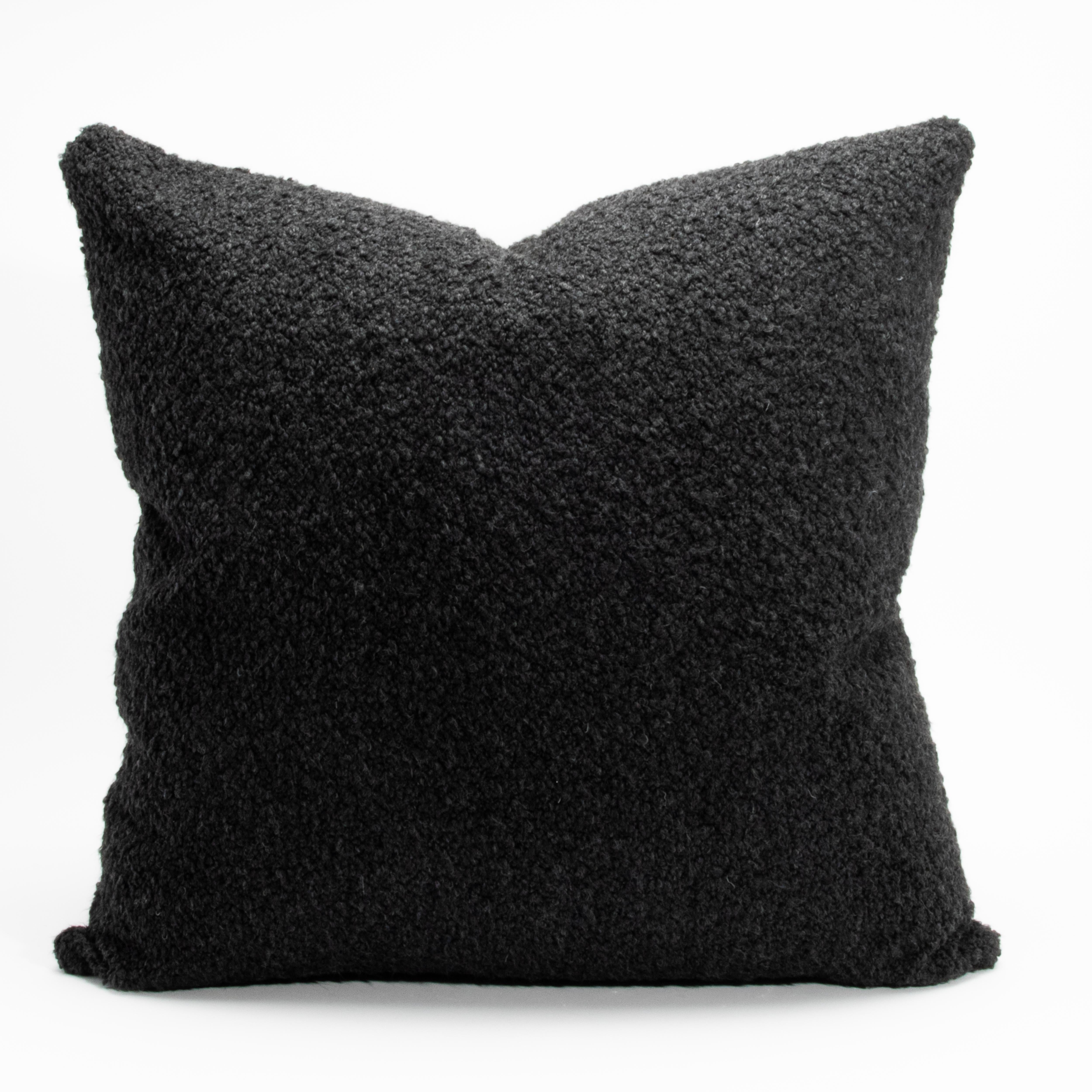 Moderno Cuscino Euro Boucle Antracite di MOGUL in vendita