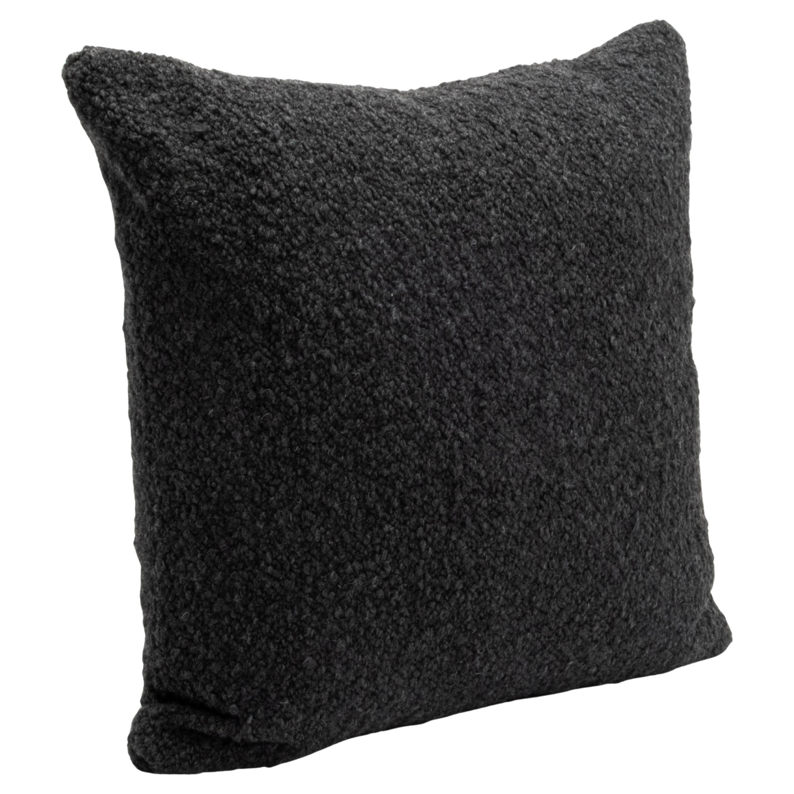 Charcoal Boucle Pillow By MOGUL