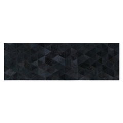 Charcoal Customizable Trilogia Cowhide Runner Small