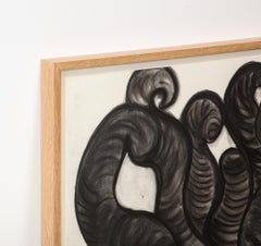 Dessin au fusain de Rosanne Sniderman