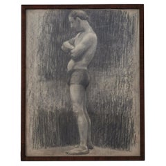 Antique Charcoal Drawing