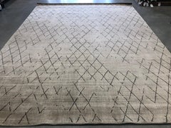 Charcoal Gray Moroccan Inspired Rug