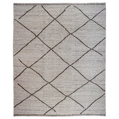 Tappeto di ispirazione marocchina grigio carbone