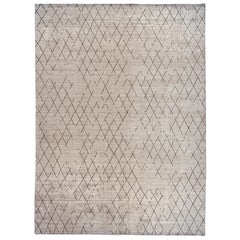 Charcoal Gray Moroccan Inspired Rug