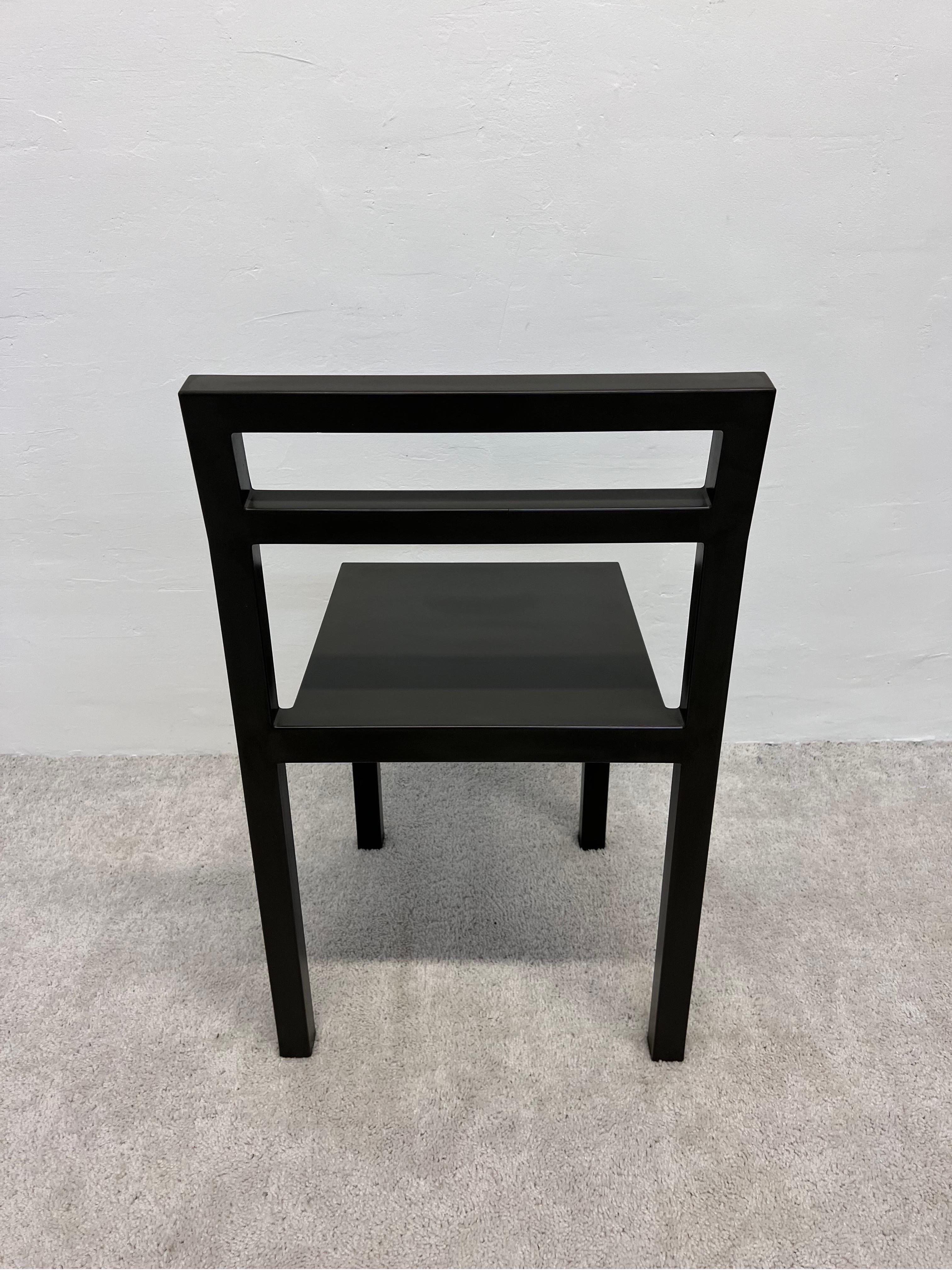 Charcoal Gray NON Chairs by Komplot for Kallemo Ab, Sweden 2000, Set of Three 1