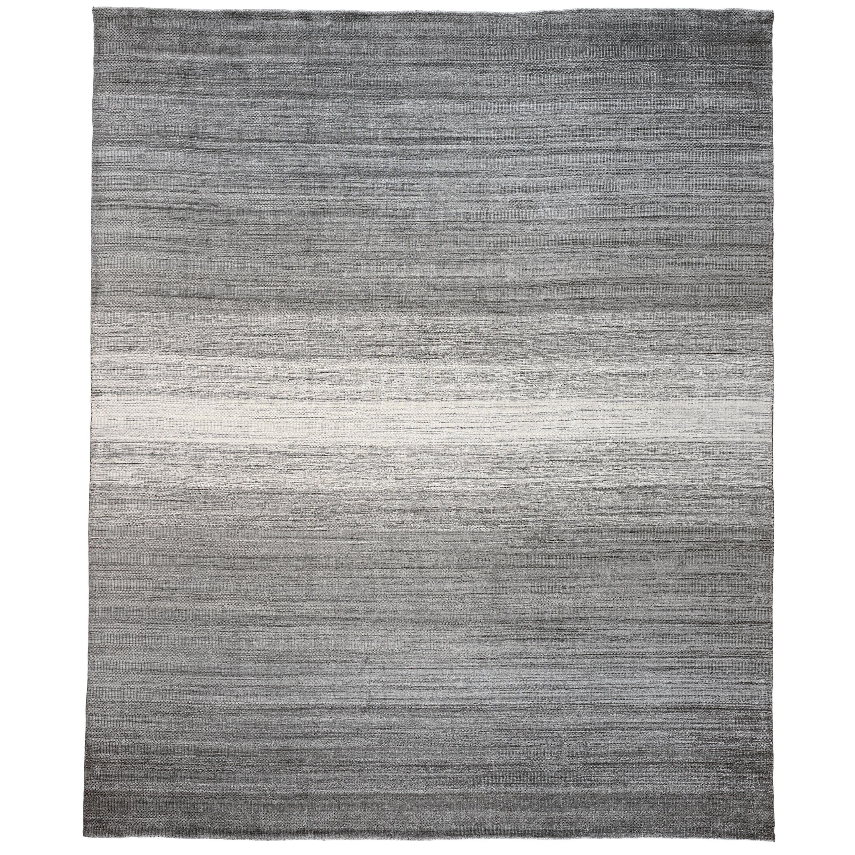 Charcoal Gray Ombre Rug