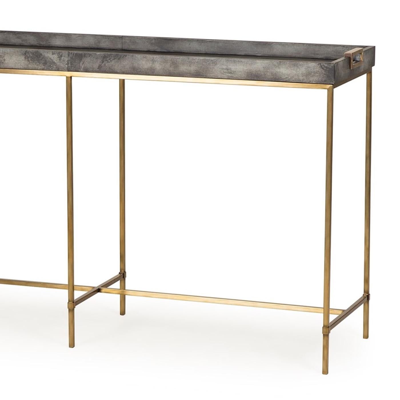 grey console tables
