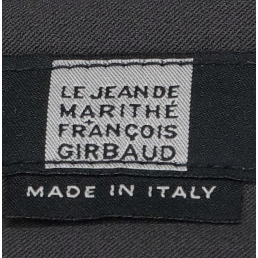 Charcoal grey Marithé + François Girbaud Vintage 2000s crop top 3
