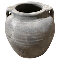 Charcoal Grey Small Pot, China, 1940s