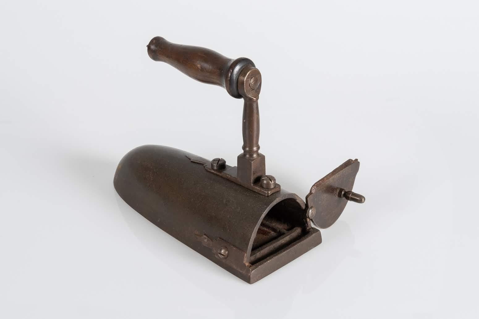 Swiss Charcoal Heated Iron, Switzerland, circa 1800 For Sale