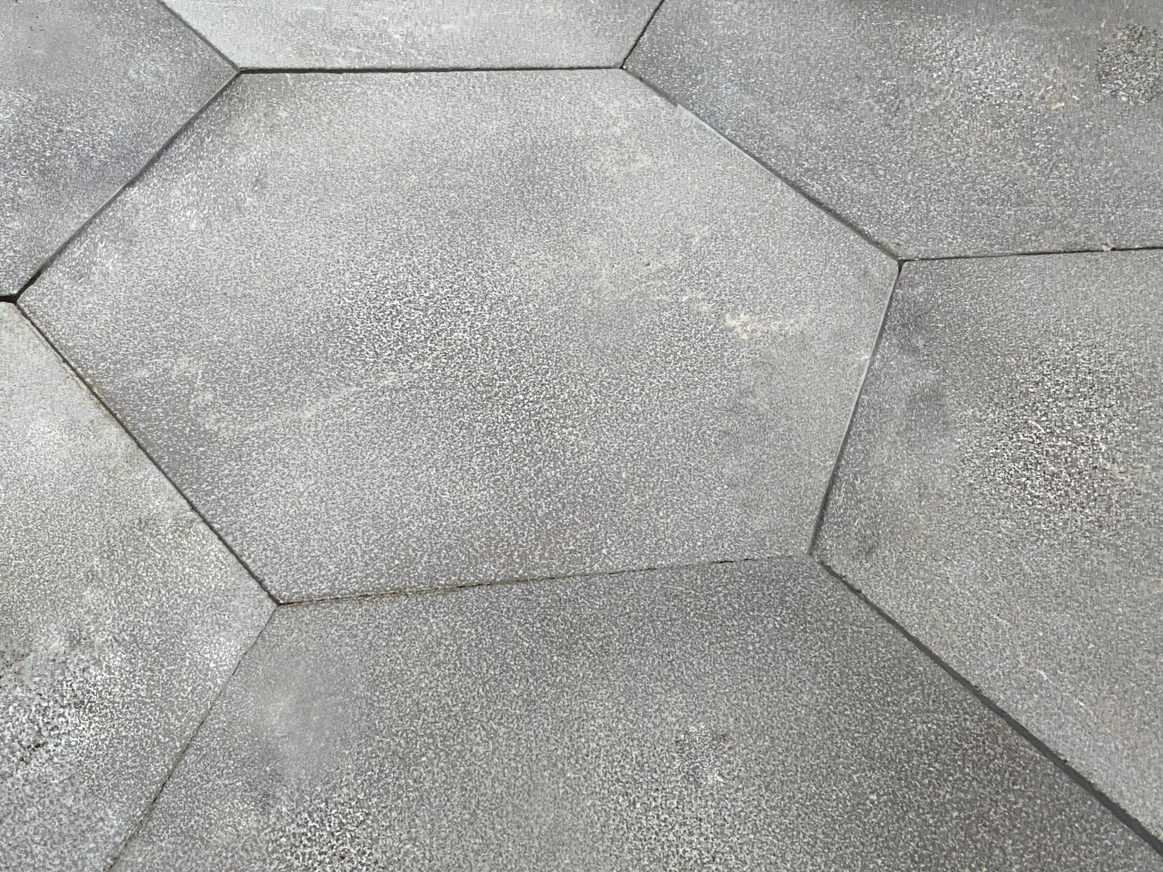 hexagon charcoal tile
