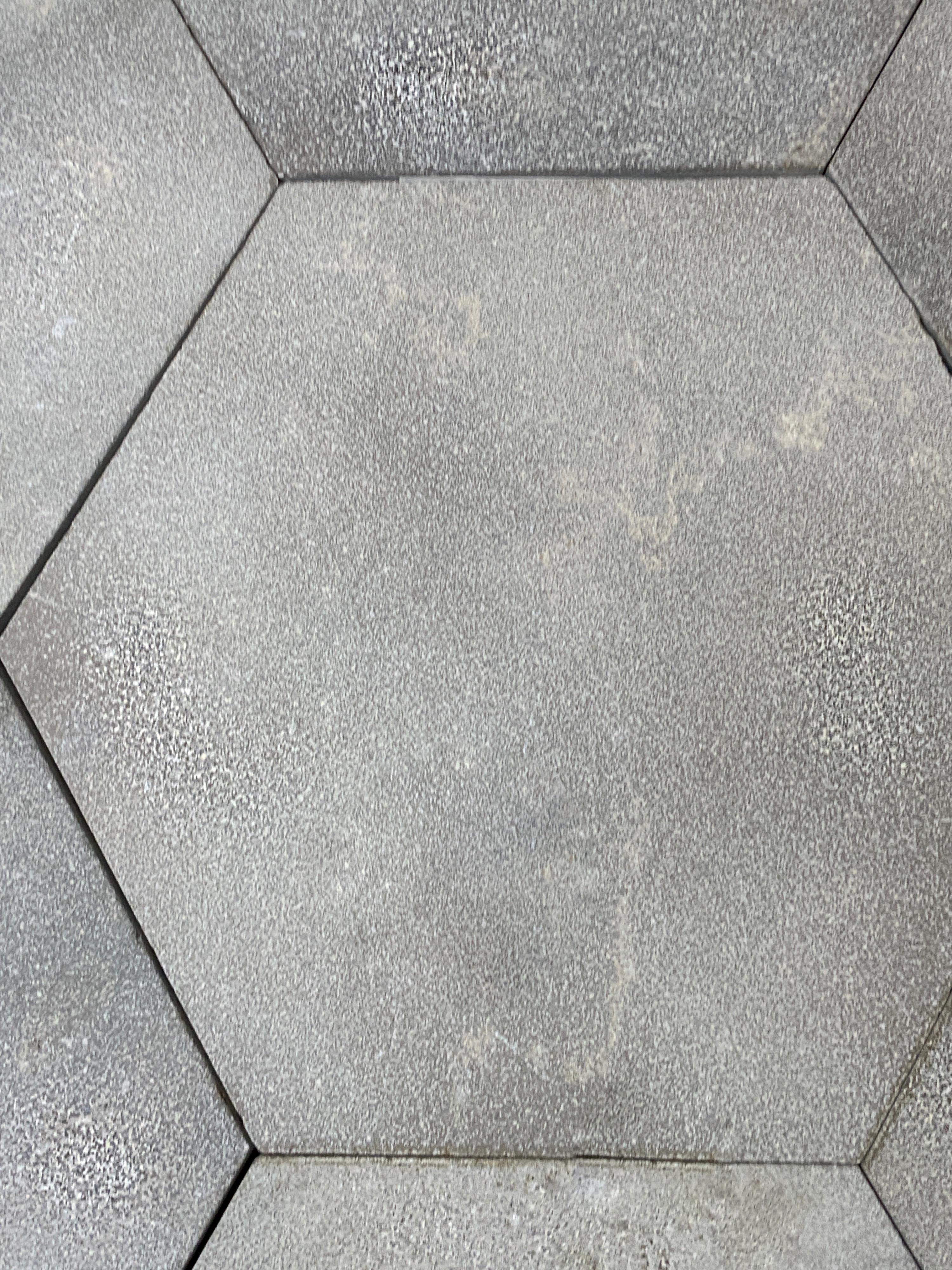 charcoal hexagon floor tile