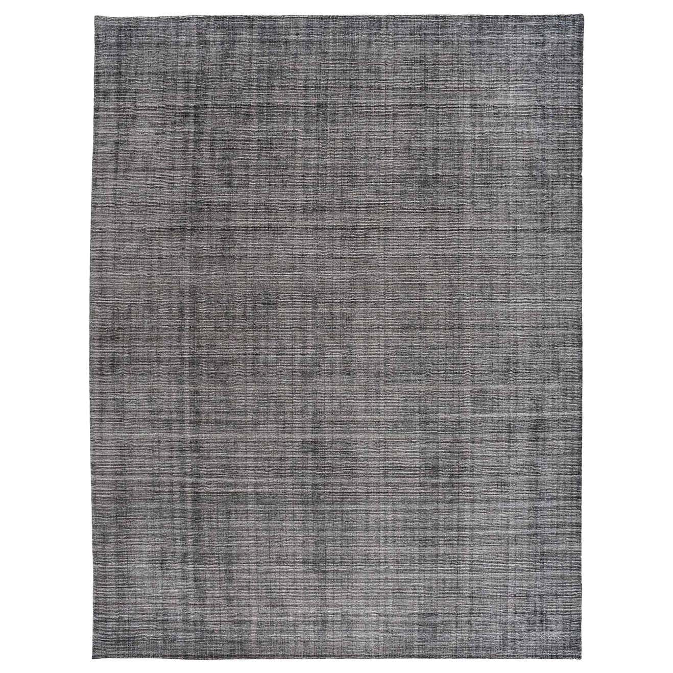 Charcoal Loop and Cut Area Rug For Sale at 1stDibs