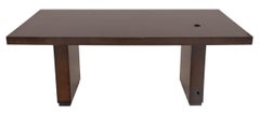 Charcoal Maple Executive Desk