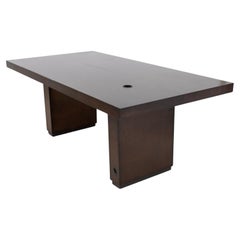 Charcoal Maple Executive Desk