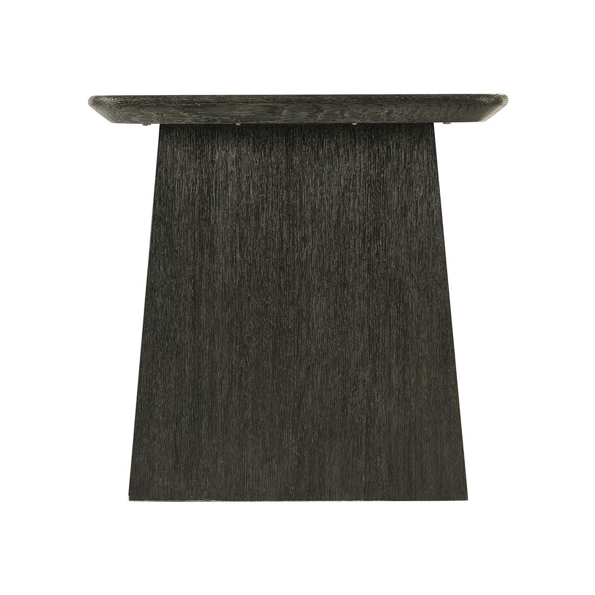Charcoal Modern Side Table In New Condition For Sale In Westwood, NJ