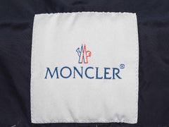 Charcoal Moncler Hooded Down Puffer Jacket Designer Size 0