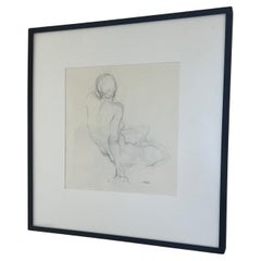 Dibujo de desnudo al carboncillo de Sharon Boysal