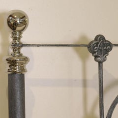 Charcoal Platform Style Antique Bed, MK179