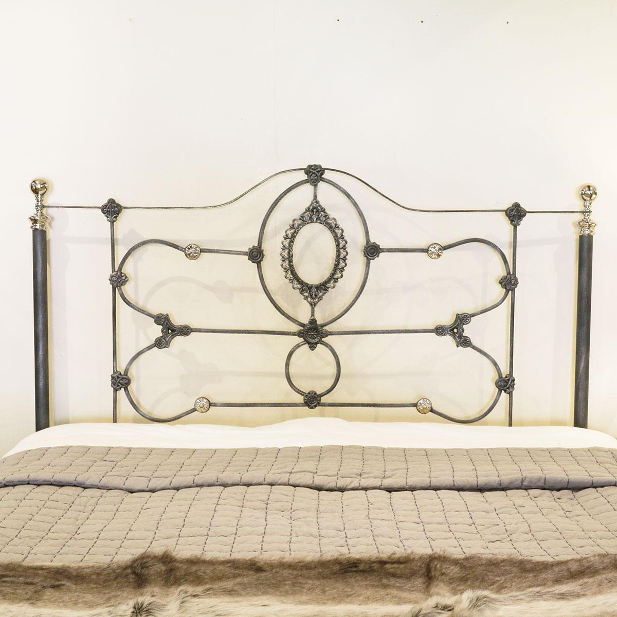 Charcoal Platform Style Antique Bed, MK179 2