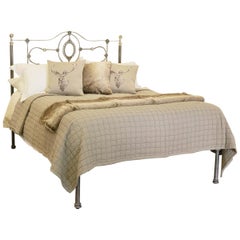 Charcoal Platform Style Antique Bed, MK179