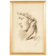 Charcoal Portrait of a Woman