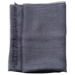 CHARCOAL  Linen Scarf