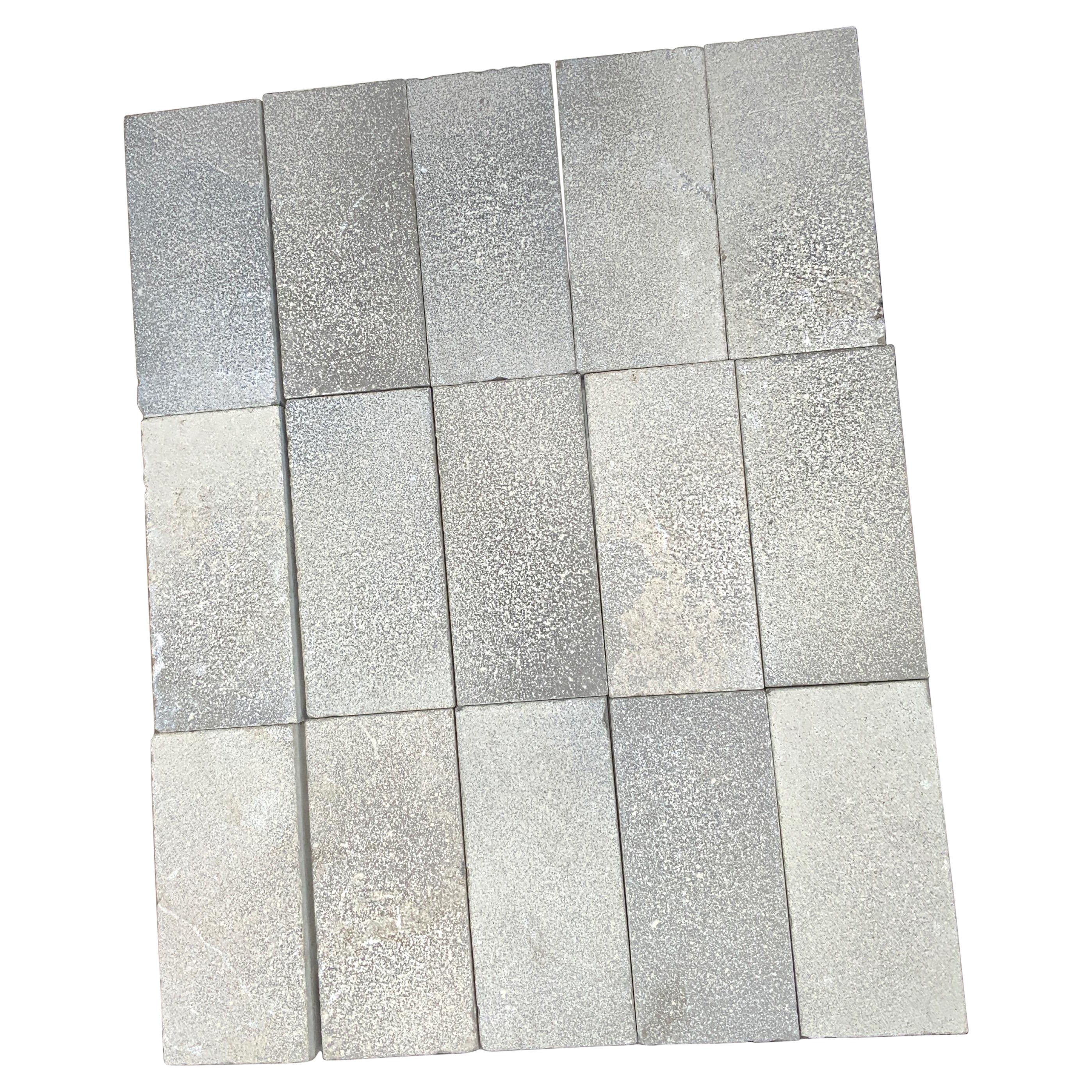 Charcoal Tumble Sandblast Harringbone Tiles For Sale