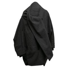 Charcoal Vivienne Westwood Red Label Oversized Wrap Coat Size US M
