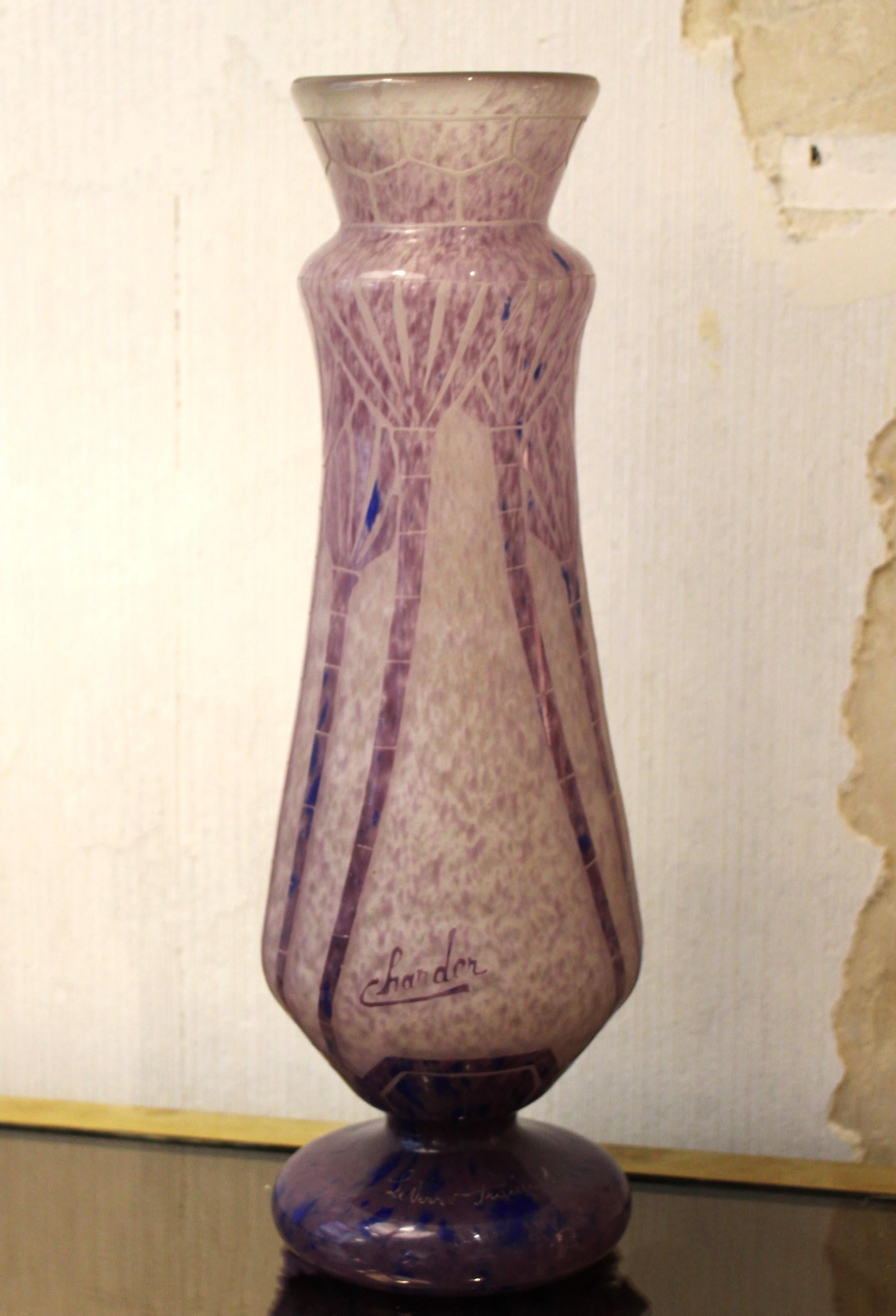 French Charder Vase, 