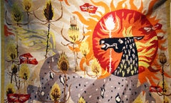 “Chardons de Camargue” or “Sun on thistles” Signed Jean Louis Viard