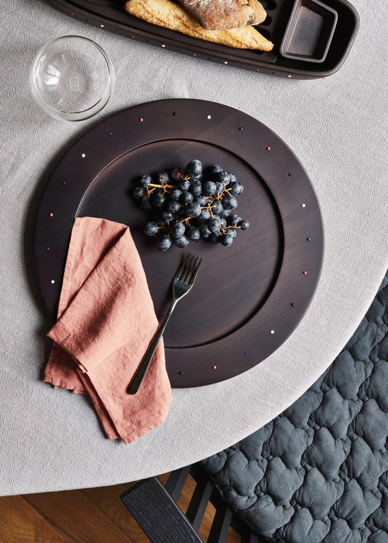 Wooden charger plate serving tray of beech wood from the SoShiro Pok