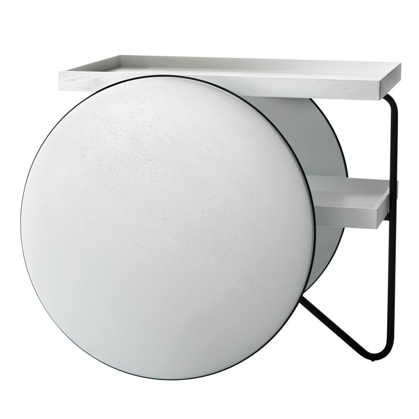 Chariot White Trolley Table by Gamfratesi In New Condition In Milan, IT