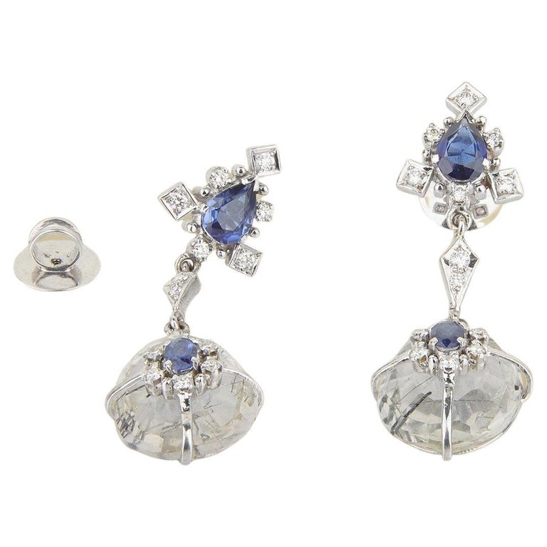 Charis gold and diamond earrings For Sale at 1stDibs