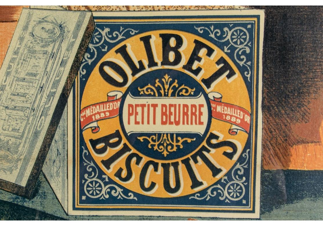 Charle Verneau Vintage-Poster „Le Biscuits Olibet- Monsieur Le Juge Ils Son Si“, Charle Verneau (20. Jahrhundert) im Angebot