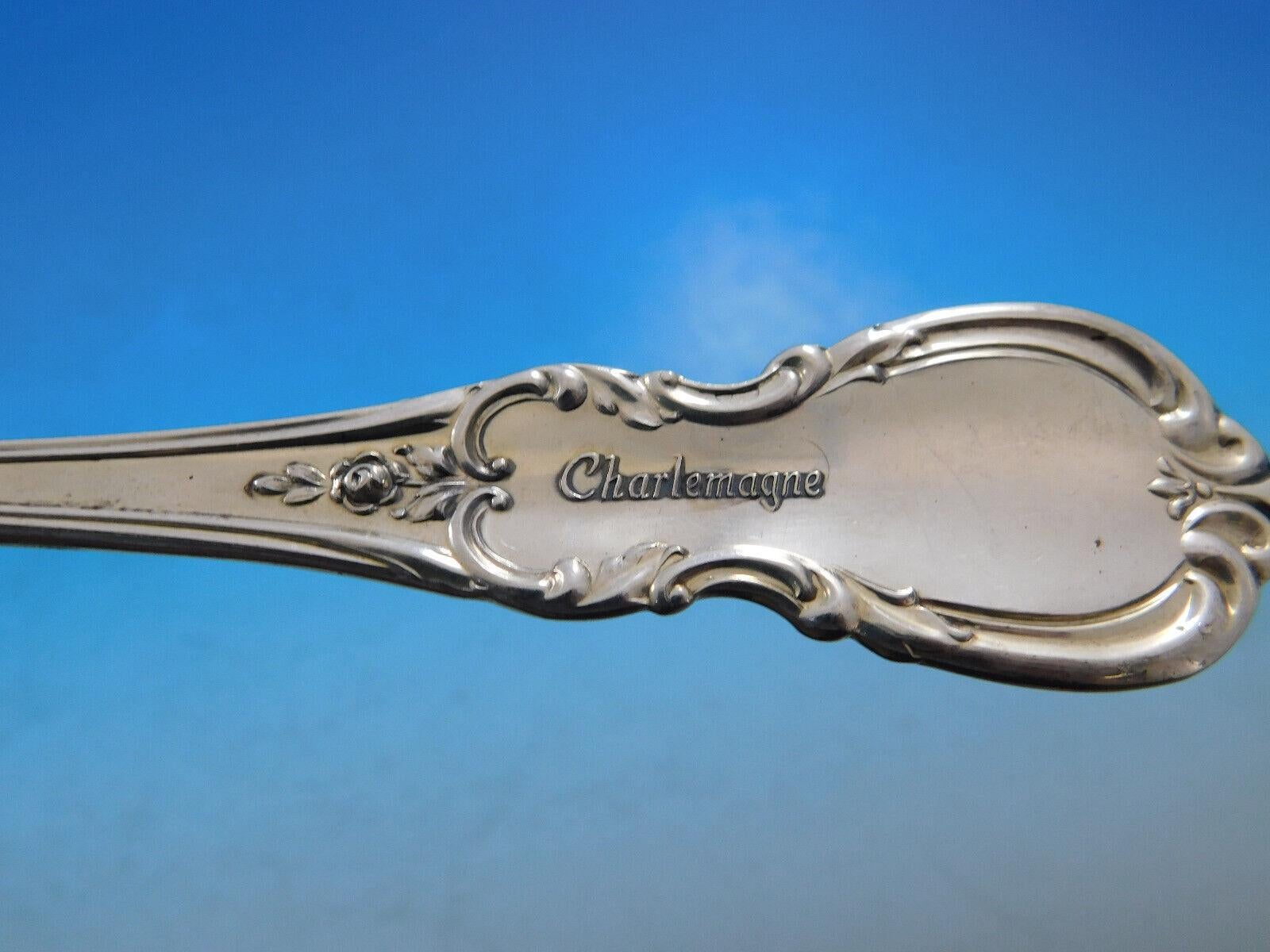 Charlemagne by Towle Sterling Silber Besteck für 12 Personen 76 Pieces (Sterlingsilber) im Angebot
